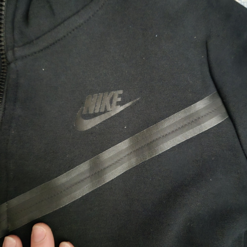Nike Tech Black Hoodie with Logo